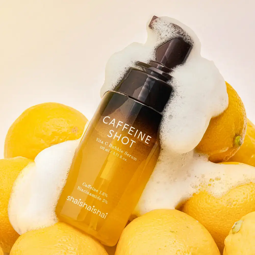 [NEW/색소침착] 샤이샤이샤이 카페인 샷 비타 씨 버블 세럼 110ml